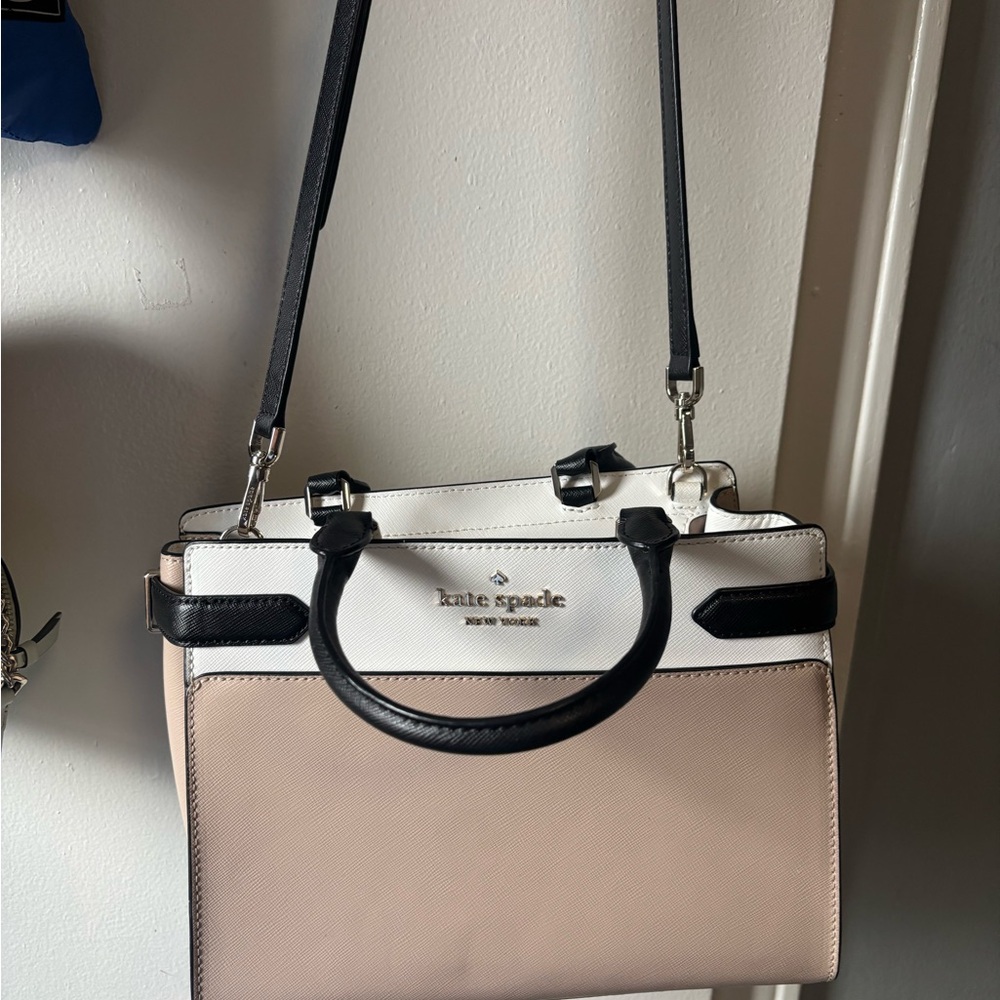 Kate Spade Black and Cream Women's Bag